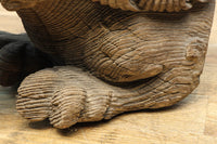 時代の枯れた味わいに包まれた象の木鼻 DC6705