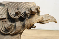 時代の枯れた味わいに包まれた象の木鼻 DC6705