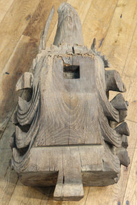 時代の枯れた味わいに包まれた象の木鼻 DC6705