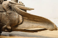 時代の枯れた味わいに包まれた象の木鼻 DC6705