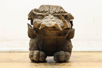 時代の枯れた味わいに包まれた象の木鼻 DC6705