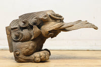 時代の枯れた味わいに包まれた象の木鼻 DC6705