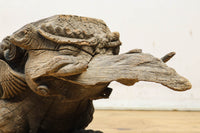 時代の枯れた味わいに包まれた象の木鼻 DC6705