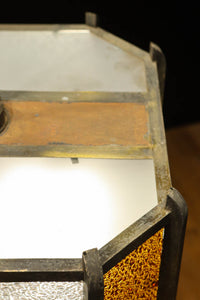 大正浪漫!! アンバーガラスがお洒落なシャンデリア DC6706