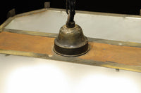 大正浪漫!! アンバーガラスがお洒落なシャンデリア DC6706