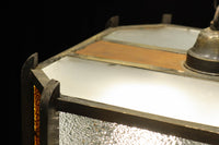 大正浪漫!! アンバーガラスがお洒落なシャンデリア DC6706