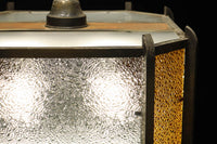 大正浪漫!! アンバーガラスがお洒落なシャンデリア DC6706