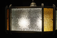 大正浪漫!! アンバーガラスがお洒落なシャンデリア DC6706