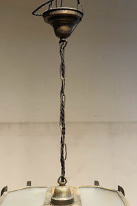 大正浪漫!! アンバーガラスがお洒落なシャンデリア DC6706