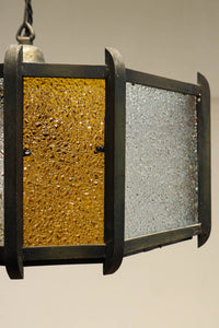 大正浪漫!! アンバーガラスがお洒落なシャンデリア DC6706