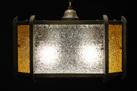 大正浪漫!! アンバーガラスがお洒落なシャンデリア DC6706