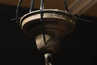 大正浪漫!! アンバーガラスがお洒落なシャンデリア DC6706