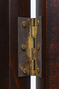 極上!! 幾何学模様がお洒落なガラス入り二つ折り衝立 DC6732