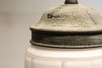 升格子溝模様で和の趣きある円柱型電笠 DC6741