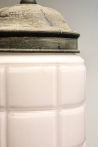 升格子溝模様で和の趣きある円柱型電笠 DC6741