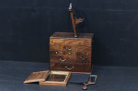 欅杢目が繋がる上品な化粧箱セット DC6759 在庫1組