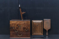 欅杢目が繋がる上品な化粧箱セット DC6759 在庫1組