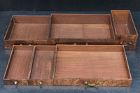 欅杢目が繋がる上品な化粧箱セット DC6759 在庫1組