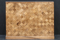 濃淡のあるチェック柄が可愛らしい桑材寄木細工の小引き出し DC6850