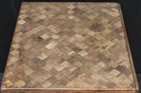 濃淡のあるチェック柄が可愛らしい桑材寄木細工の小引き出し DC6850