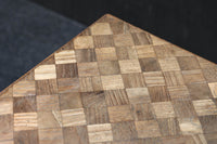 濃淡のあるチェック柄が可愛らしい桑材寄木細工の小引き出し DC6850