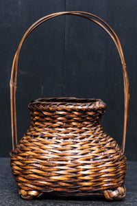 Bamboo basket vase DC6852