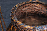 Bamboo basket vase DC6852