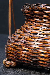 Bamboo basket vase DC6852