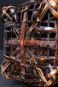 Bamboo basket vase DC6852