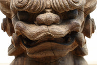 勇ましく重厚な佇まいの獅子の木鼻 DC6860