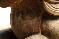 勇ましく重厚な佇まいの獅子の木鼻 DC6860