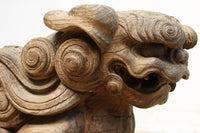 勇ましく重厚な佇まいの獅子の木鼻 DC6860