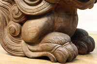 勇ましく重厚な佇まいの獅子の木鼻 DC6860