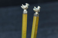 小さな鳥の装飾が可愛らしい火箸 DC6981