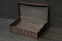 艶やかな編み目模様の味わい溢れる竹編み文入れ DC7007b