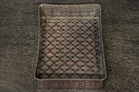 艶やかな編み目模様の味わい溢れる竹編み文入れ DC7007b