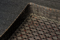 艶やかな編み目模様の味わい溢れる竹編み文入れ DC7007b