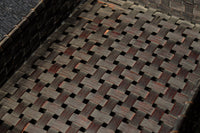 艶やかな編み目模様の味わい溢れる竹編み文入れ DC7007b