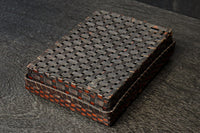 艶やかな編み目模様の味わい溢れる竹編み文入れ DC7007b