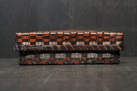 艶やかな編み目模様の味わい溢れる竹編み文入れ DC7007b