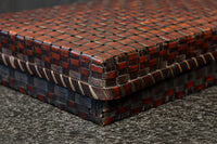 艶やかな編み目模様の味わい溢れる竹編み文入れ DC7007b