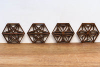 Hexagonal Kumiko Work DC7042abc