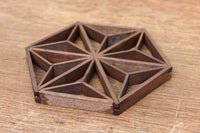 Hexagonal Kumiko Work DC7042abc