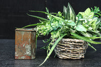 味わいが滲み出た銅製の小物入れ DC7118