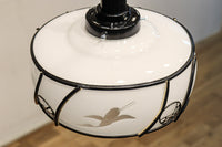 鶴の透かし絵が浮かぶ風情ある電笠 DC7143a