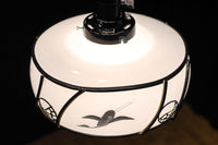 鶴の透かし絵が浮かぶ風情ある電笠 DC7143a