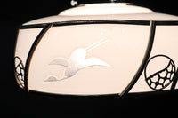 鶴の透かし絵が浮かぶ風情ある電笠 DC7143a