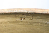 幾何学模様のアクセントを施した重厚なカメ DC7178