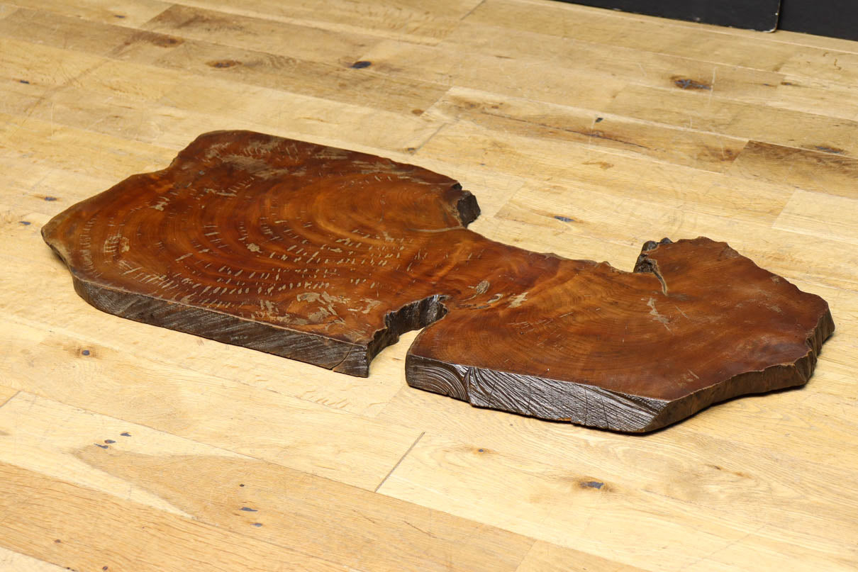 自然の雄大な雰囲気を味わう切り株の敷板 DC7353 – 古福庵 [ KOFUKUAN