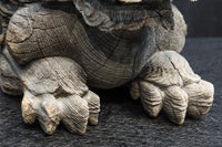 力強い表情で迫力のある木鼻一対 DC7373ab 在庫2個一組